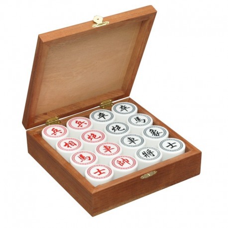 EVANEM Jeux De Société De Stratégie Échecs Chinois Xiangqi Avec Tab Pieces De Jade Pour Jeux A 2 Joueurs Sympa Pour Cadea Amz