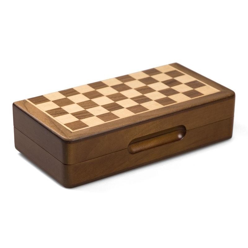 Jeu de Dames Magnétique en Bois - Boutique de Jeux Aobo.