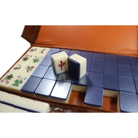 Mahjong Bleu 3 joueurs